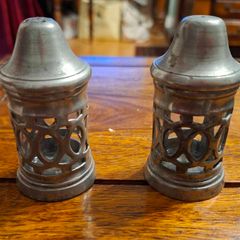 Pewter Salt and Pepper Shakers