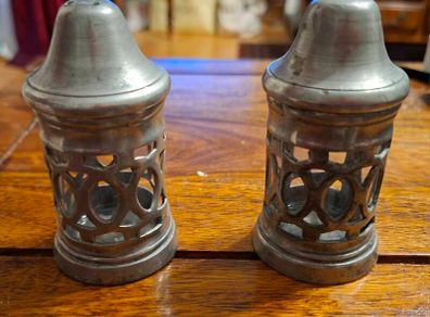 Pewter Salt and Pepper Shakers