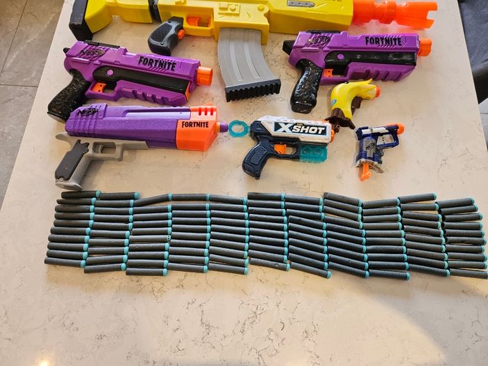 Large Nerf - X-Shot Bundle - Fortnite + Doominator + Loads of Darts