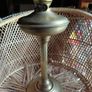 Large Vintage Brass Kerosene Lamp Image 2
