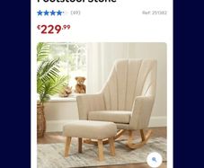 chair and footstool