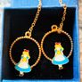 Alice in Wonderland Earrings Image 4