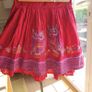 New Tags Beautiful Monsoon Girls Red Embroidered Beaded Skirt 12 to 13Yrs Image 9
