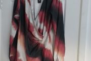 Boohoo Satin Abstract Shirt Dress .. Price Drop