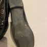 womens shoes loafers black lacquered leather size 5.5 Image 8