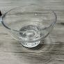 Glass Pedestal Bowl With Decorative Air Bubble  17cm x 12cm Image 3