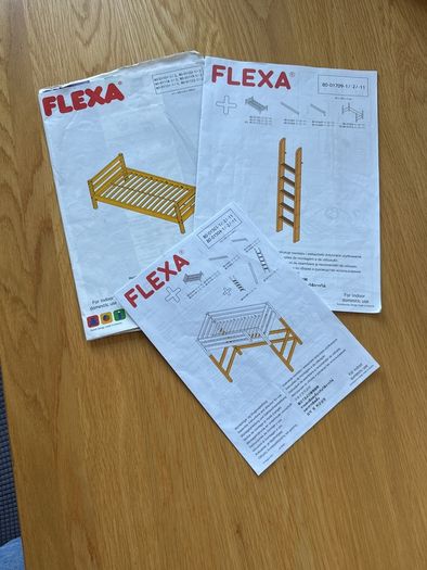 Flexa bed single semi high & high frames