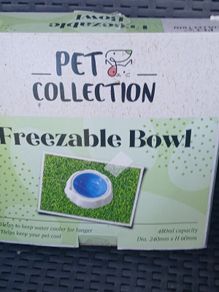 New Freezable Pet Bowl