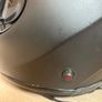 Dainese motorcycle black matte helmet with integrated Bluetooth Image 3