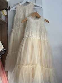 flowergirl cream dresses