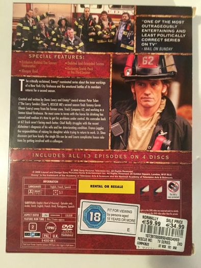 Rescue Me - Season 2 (2005) [DVD TV Boxsets]