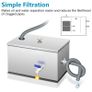 25L Stainless Steel Grease Trap Kitchen Sink Oil Separator Interceptor Image 7