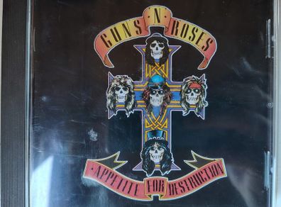 Guns N Roses - Appetite For Destruction CD (1987) Reissue Classic Hard Rock VG+