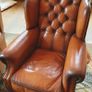 Leather Armchair Pair Image 4