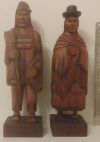Stunning Inca Wooden Sculptures