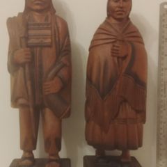 Stunning Inca Wooden Sculptures