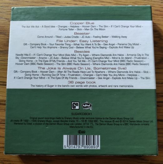 Sugar - The Complete Recordings 1992 - 1995 on CD