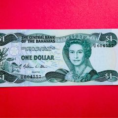 Bahamas   1. DOLLAR  .   Pick  43. Uncirculated