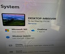 Computer Pc Windows 11 Pro I7 256gb 4gb Wifi