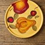 Beautiful Hand-Painted Ceramic Cake Set (2 Pieces, Excellent Condition) Image 2