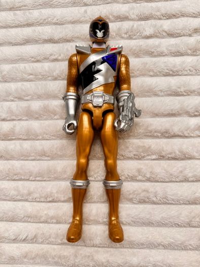 SCG Power Rangers Dino Charge Gold Power Ranger 42121 approx. 12" Used Please see photos