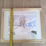 Framed Watercolour Landscape Painting Signed 2016 Michael mc Cann Country Road Cottage Art Picture Image 5