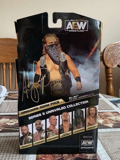 wwe Aew unrivaled series 5 Hangman Adam Page action figure