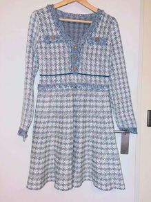 Tweed Style Dress, UK size 10
