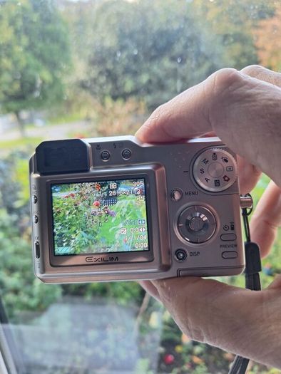 Casio Exilim EX-P600 digital camera with remote