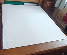 Solid wood king size bed frame and 2 matching lockers