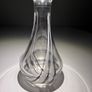 Caithness Flamenco - Small bottle style vase - Black & White Image 2