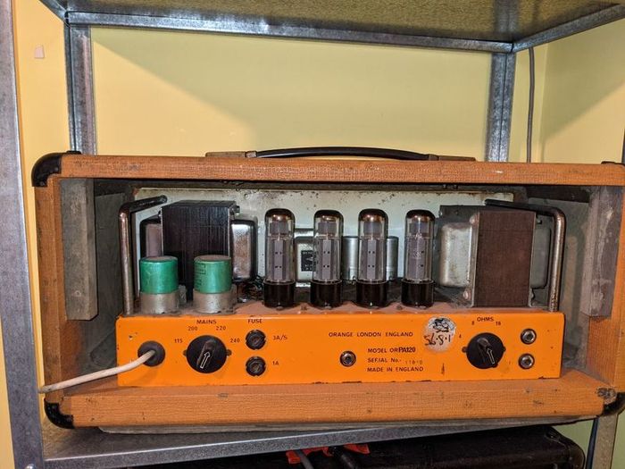 1974 Orange PA120 Vintage Guitar Bass Amp