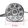 2PCS 9 LED Car Van Round DRL Daytime Running Day Driving Spot Bulb Fog Light Lamp Image 6