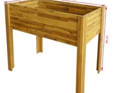 Raised Garden Raised Bed Solid Acacia Wood