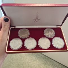 1980 Moscow Olympics 1-Rouble proof set