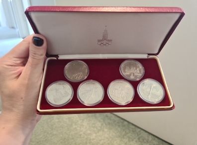 1980 Moscow Olympics 1-Rouble proof set