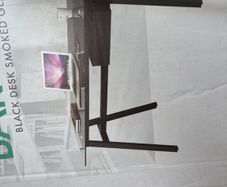 Barcelo smoked glass desk