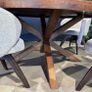 Circular Dining Table with Starburst Legs, Ex Display Like New Image 4