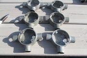 3 Way 20mm Tee Conduit Box x 6 for Sale