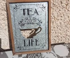 Metal sign