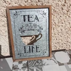 Metal sign