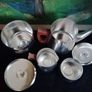 vintage Sona  tea set with biscuit barrel Image 2