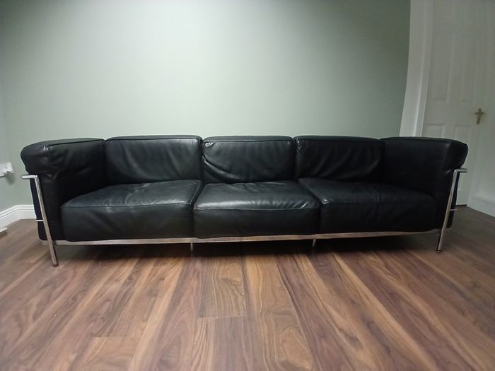Leather Sofa Black needs to go ASAP