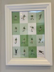 Framed Ireland Legends Mosaic Picture