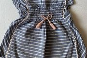 Girl's Blue and White Striped Top/Dress | 3-4 years New
