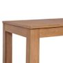 Dining Table Solid Teak Wood with Natural Finish 120x60x76 cm Image 7