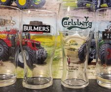 Vintage pint glasses