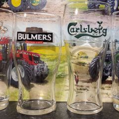 Vintage pint glasses