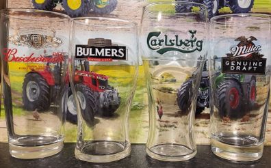 Vintage pint glasses