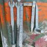 Large gate hinges draw bolt an gate stop Image 7